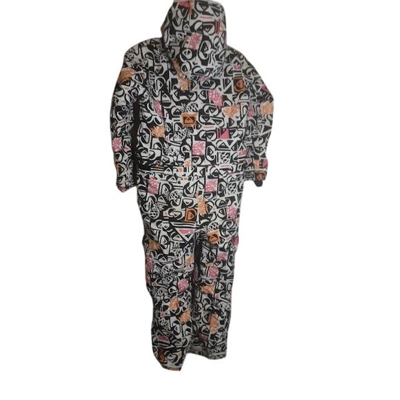 Binky Bro x Quiksilver Powder Club Kids Snow Suit Graphic Print Size 10/M - Picture 4 of 6